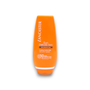 lancaster, sun, soothing, sunscreen lotion, spf 50, 125 ml