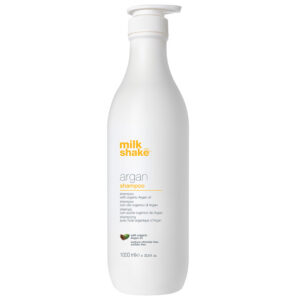 milk shake, argan, sulfates free, hair shampoo, for moisturizing, 1000 ml
