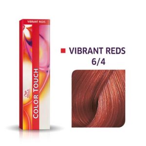 wella professionals, color touch, ammonia free, semi permanent hair dye, 6/4 dark blonde red, 60 ml