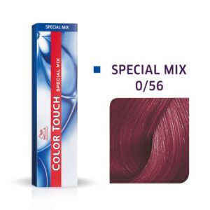 wella professionals, color touch special mix, ammonia free, semi permanent hair dye, 0/56 mahogany, 60 ml