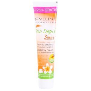 eveline cosmetics, bio depil, mango, smooth, hair removal cream, sensitive skin, 125 ml