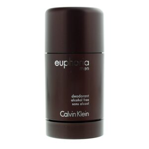 calvin klein, euphoria, anti perspirant, deodorant stick, for men, 75 g
