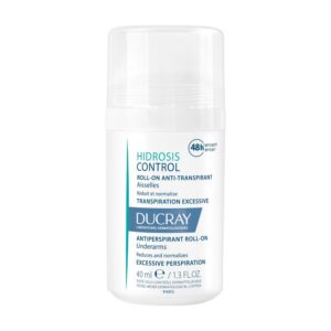 ducray, hidrosis control, anti perspirant, deodorant roll on, unisex, 40 ml