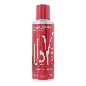 ulric de varens, flash, deodorant spray, for men, 200 ml
