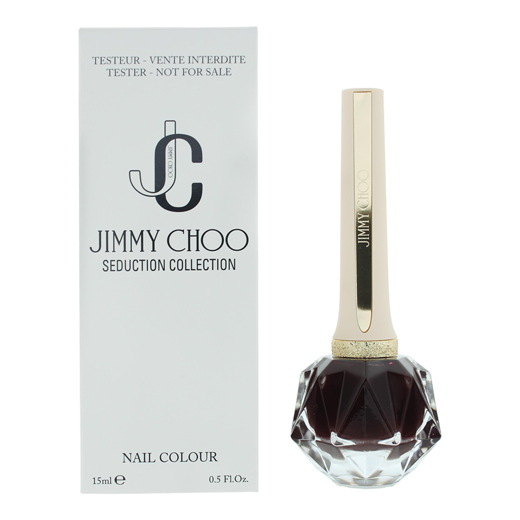 jimmy choo, seduction, glossy, nail polish, 002, burgundy night, 15 ml *tester jimmy choo, seduction, glossy, nail polish, 002, burgundy night, 15 ml *tester