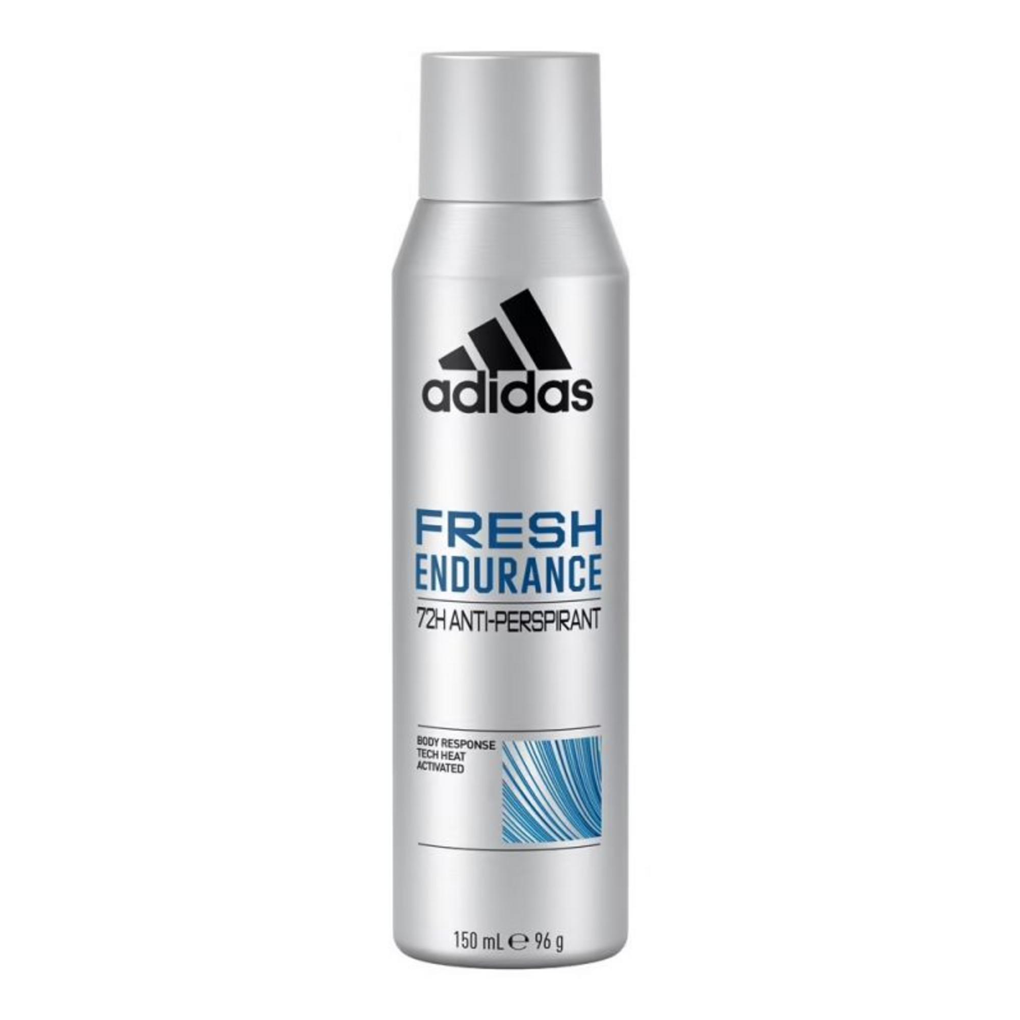 adidas, fresh endurance, vegan, anti perspirant, cool & refreshing, deodorant spray, for men, 90 ml adidas, fresh endurance, vegan, anti perspirant, cool & refreshing, deodorant spray, for men, 90 ml