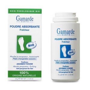 gamarde, gamarde, bio, anti sweat, foot powder, 35 g