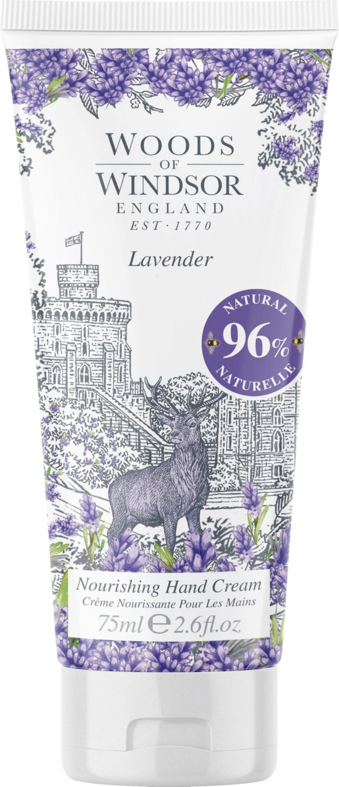 woods of windsor, lavender, nourishing, hand cream, 75 ml woods of windsor, lavender, nourishing, hand cream, 75 ml