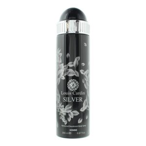 louis cardin, silver, deodorant spray, for men, 200 ml