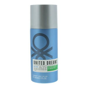 benetton, united dreams go far, anti perspirant, deodorant spray, for men, 150 ml