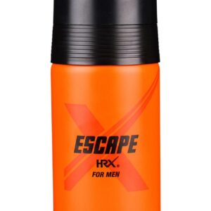 hrx, escape, deodorant spray, for men, 250 ml