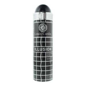 louis cardin, illusion, deodorant spray, for men, 200 ml
