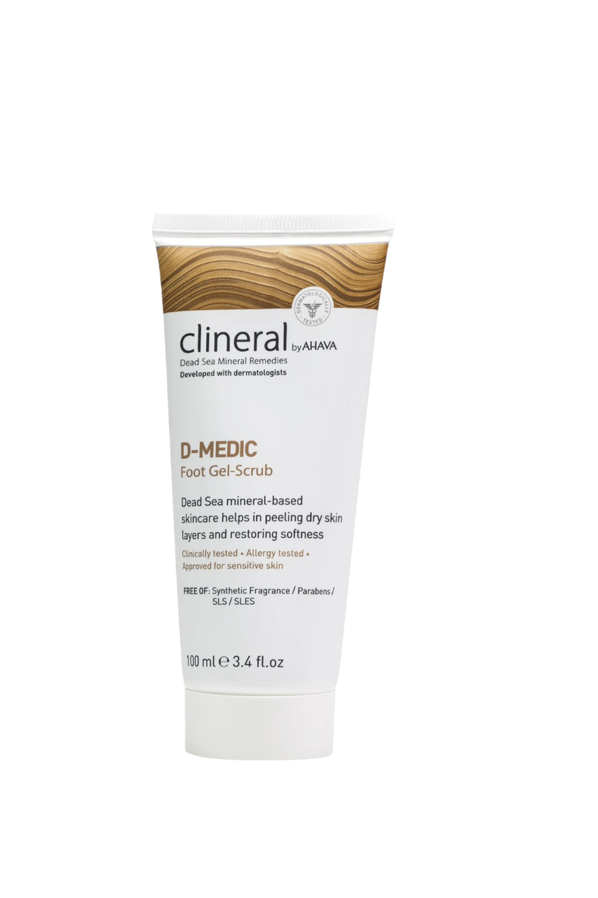 ahava, clineral d medic, peeling, foot scrub, 100 ml ahava, clineral d medic, peeling, foot scrub, 100 ml