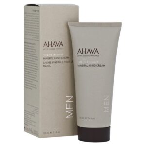 ahava, men time to energize mineral, hydrating, hand cream, 100 ml