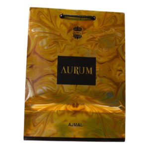 ajmal, aurum, gwp cardboard bag