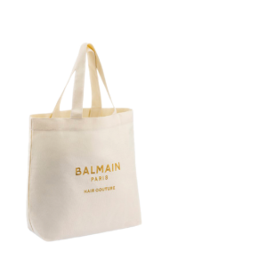 balmain professionnel, hair couture, gwp textile travel bag