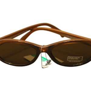 benetton, united colors of benetton, sunglasses, bronze oval, unisex