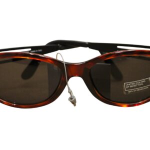 benetton, united colors of benetton, sunglasses, brown cat`s eye, unisex