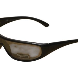 benetton, united colors of benetton, sunglasses, metallic grey wraparound, unisex