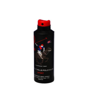beverly hills polo club, 1982 sport 2, anti perspirant, deodorant spray, for men, 175 ml