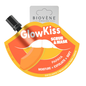 biovene, glow kiss, papaya, lip scrub, 8 ml *tester