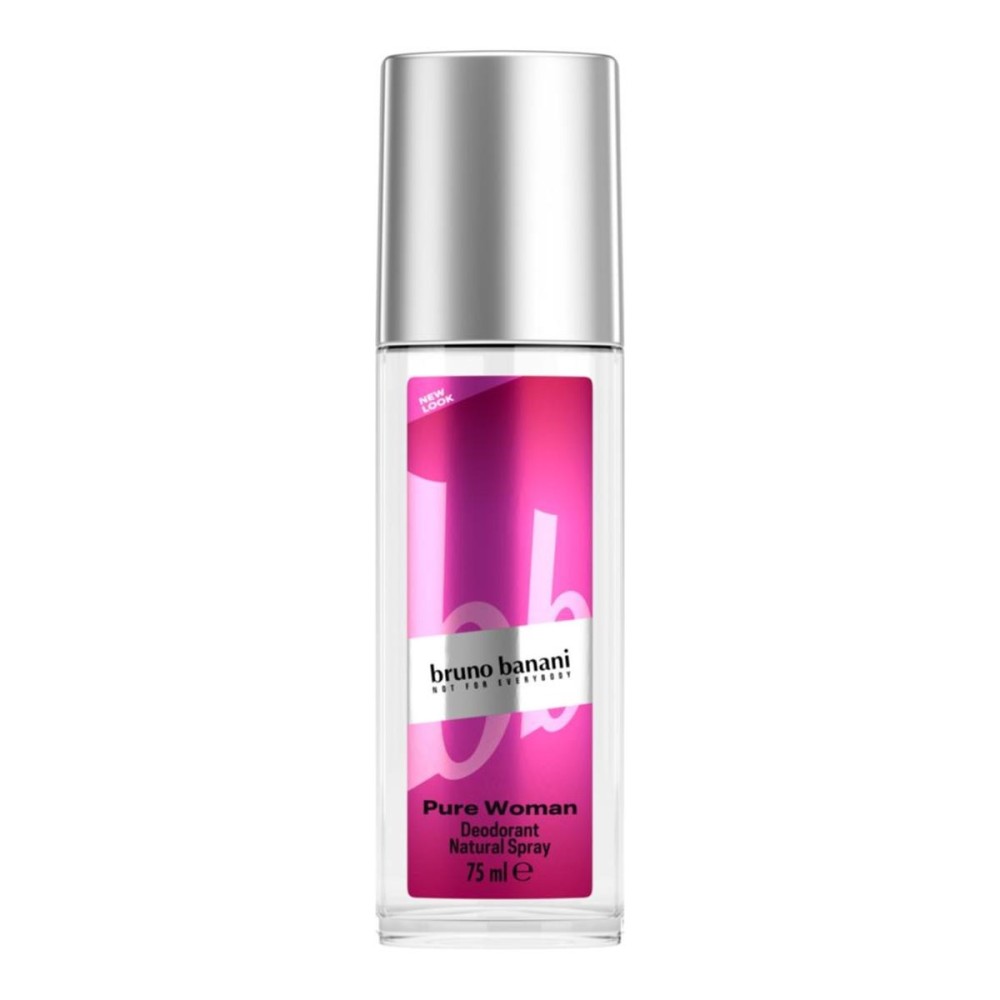 bruno banani, pure woman, natural, deodorant spray, for women, 75 ml bruno banani, pure woman, natural, deodorant spray, for women, 75 ml