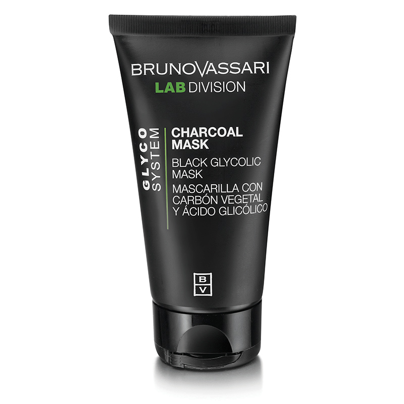 bruno vassari, glyco system, charcoal, exfoliating, cream mask, for face, 65 g *tester bruno vassari, glyco system, charcoal, exfoliating, cream mask, for face, 65 g *tester