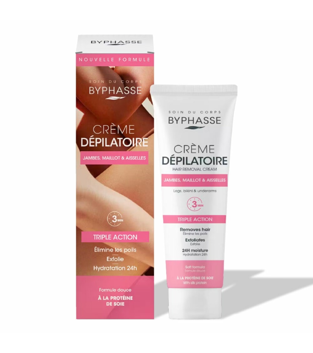 byphasse, byphasse, hair removal cream, for all skin types, 125 ml byphasse, byphasse, hair removal cream, for all skin types, 125 ml