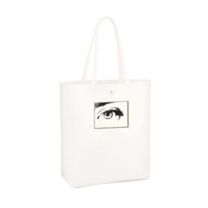 calvin klein, calvin klein, textile bag, white, for women