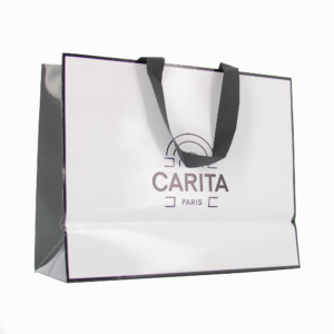 carita paris, carita, shopping, gwp cardboard bag, size m