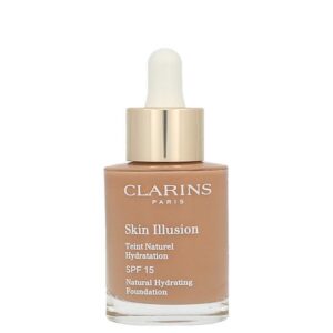 clarins, skin illusion, colour correcting, liquid foundation, 113, chestnut, spf 15, 30 ml *tester