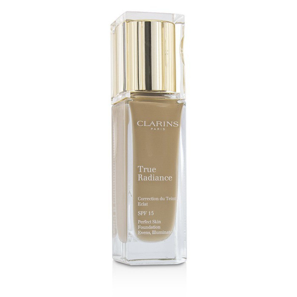 clarins, true radiance, liquid foundation, 108, sand, spf 15, 15 ml *tester clarins, true radiance, liquid foundation, 108, sand, spf 15, 15 ml *tester