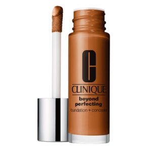 clinique, beyond perfecting, fragrance free, matte finish, liquid foundation & concealer 2 in 1, cn 28, clove, 30 ml *tester