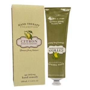 crabtree & evelyn, citron, honey & coriander, age defying, hand cream, 100 g