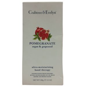 crabtree & evelyn, pomegranate, argan & grapeseed, ultra moisturising, hand cream, 100 g *tester