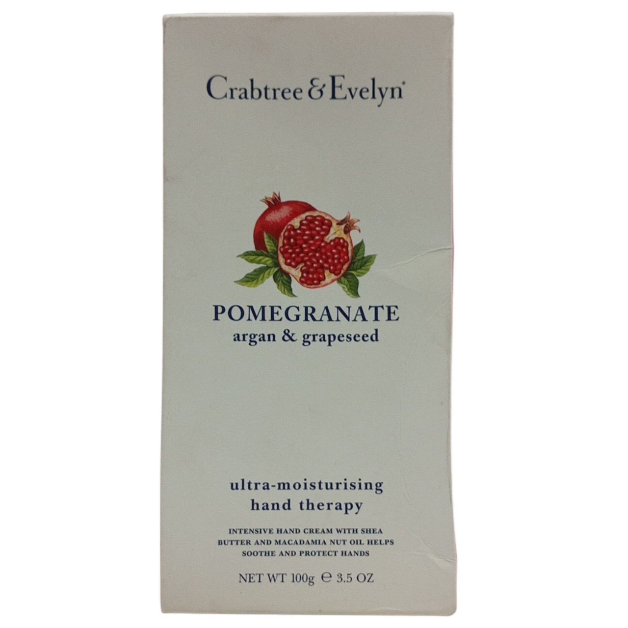 crabtree & evelyn, pomegranate, argan & grapeseed, ultra moisturising, hand cream, 100 g *tester crabtree & evelyn, pomegranate, argan & grapeseed, ultra moisturising, hand cream, 100 g *tester
