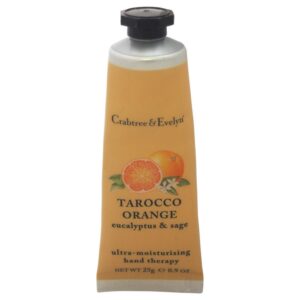 crabtree & evelyn, tarocco orange, ultra moisturising, hand cream, 25 g