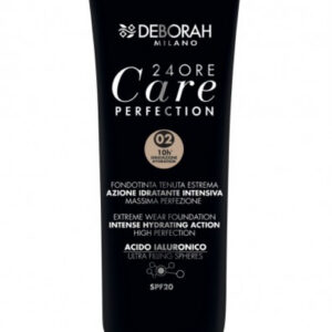 deborah, 24 ore care perfection, hydrating, liquid foundation, 02, beige, spf 20, 30 ml *tester