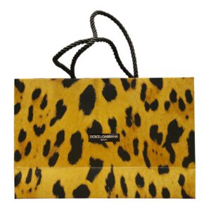 dolce & gabbana, dolce & gabbana, gwp cardboard bag, black gold