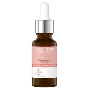 eveline cosmetics, concentrated formula, aha/bha, regenerating, serum, for face, 18 ml *tester