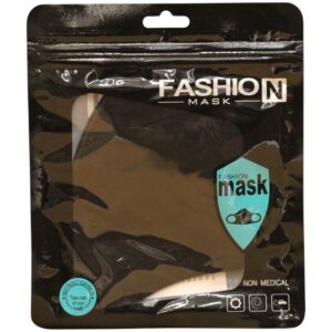 fashion, fashion, textile mask, black, reusable, for women