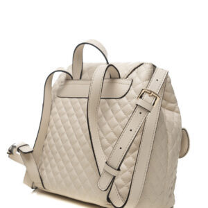 guess, adam flap, polyurethane, textile backpack, stone, for women