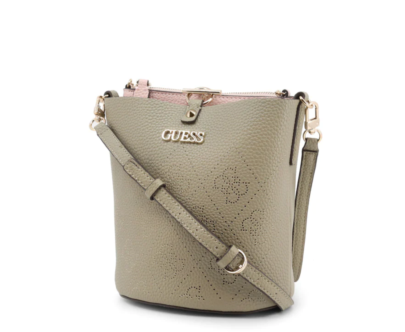 guess, amara, polyester, textile handbag, 4g logo, green, hwsg8493010, 22 x 20.5 x 14 cm guess, amara, polyester, textile handbag, 4g logo, green, hwsg8493010, 22 x 20.5 x 14 cm