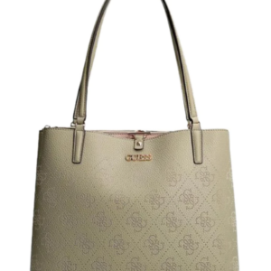 guess, amara, 4g logo, textile crossbody bag, olive green, hwsg8493100, 34 x 29 x 11 cm, for women