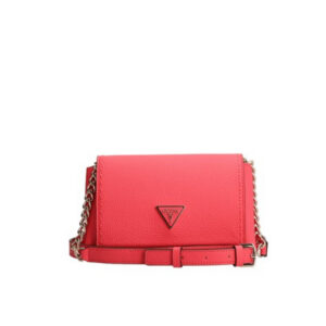 guess, downtown chic mini, synthetic leather, textile bag, camelia, xg838578, for women