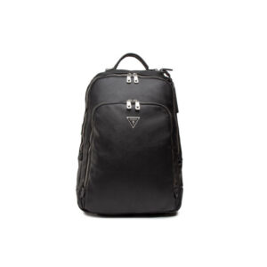guess, certosa, textile backpack, black, hmcertp2297bla, for men