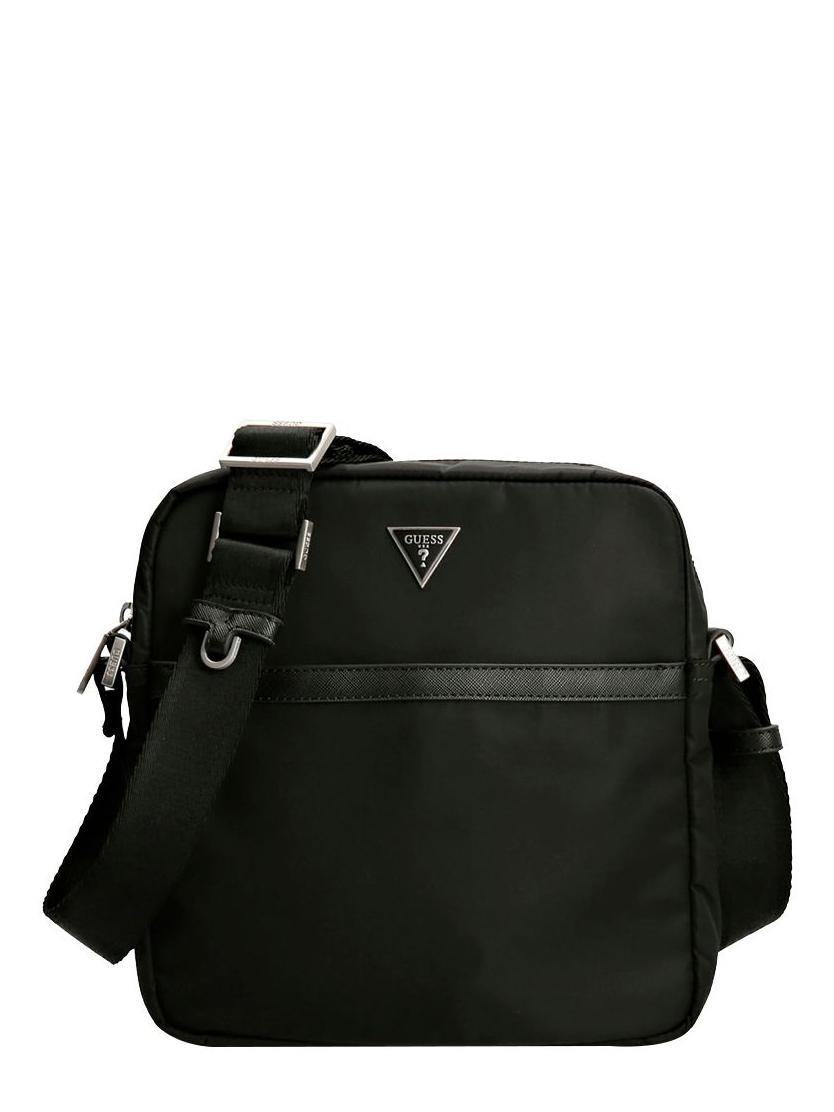 guess, certosa, polyurethane, textile bag, black, hmecrnp2258bla, for men, 22 x 5 x 23.5 cm guess, certosa, polyurethane, textile bag, black, hmecrnp2258bla, for men, 22 x 5 x 23.5 cm