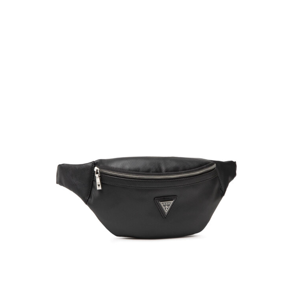guess, certosa, synthetic leather, textile fanny pack, hmcrts p1330, black, 28 x 14 x 8 cm, for men guess, certosa, synthetic leather, textile fanny pack, hmcrts p1330, black, 28 x 14 x 8 cm, for men