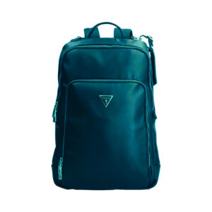guess, certosa, textile backpack, blue, hmcert, for women