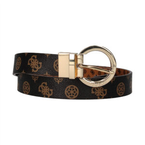 guess, cessily, textile belt, black, for women